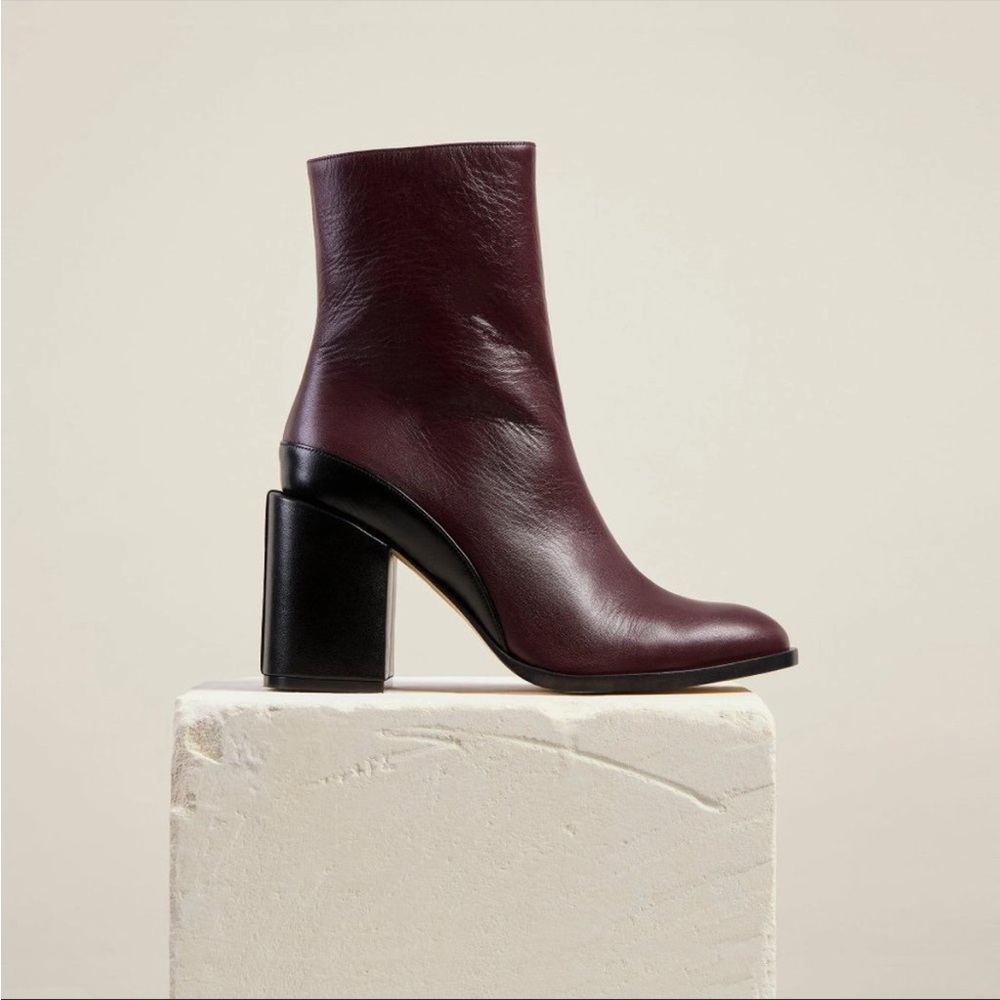 Dear Frances Spirit Boot in Port, 38.5